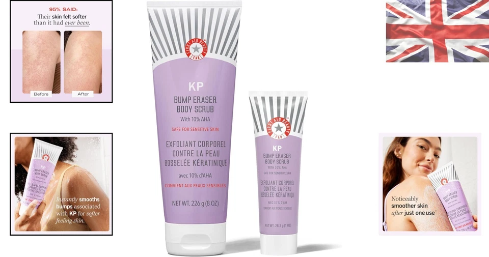 Travel Size KP Exfoliating Body Scrub - 10% AHA for Beautifully Smooth Skin - Image 2 of 4
