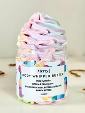 Body whipped butter Rainbow 6 oz. jar, Birthday gift, Easter gift, best gift