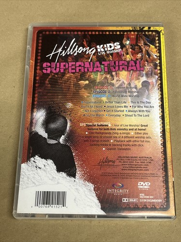 Hillsong Kids Live Worship Supernatural Dvd 07 Ebay