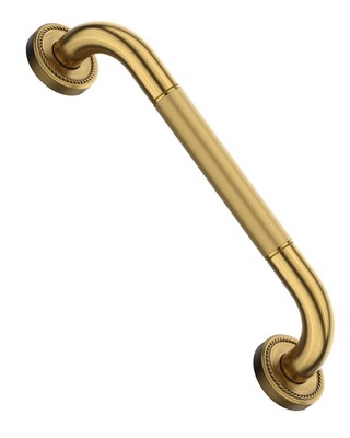 12 Inch Bronze Shower Grab Bar Gold, Antique Brass Bathroom Grab Bar w/Anti-S...