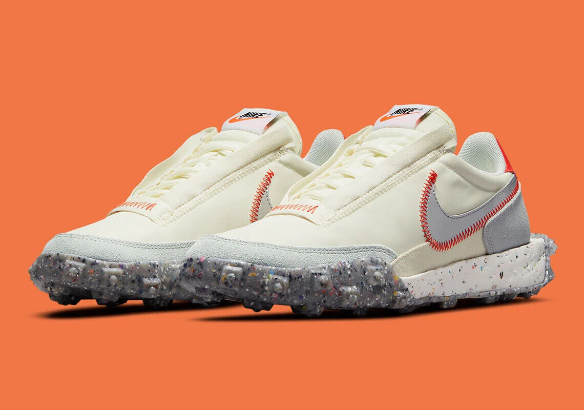 Nike Waffle Racer Crater Sneakers Shoes Coconut Milk - SIZE Nike Waffle Racer Crater Sneakers Shoes Coconut Milk - SIZE