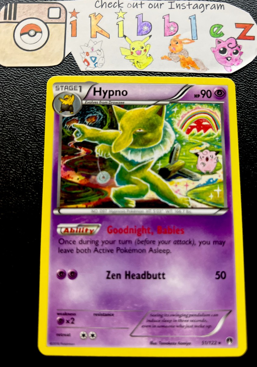 hypno holographic pokemon card value Holo n097 Old Back - Fossil The acceptable range of cards within the Near Mint condition includes both cards with no imperfections and cards with a few slight imperfections Hypno 2002 Legendary Collection #25