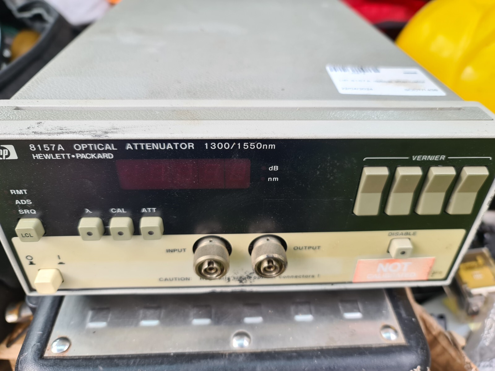 HP 8157A OPTICAL ATTENUATOR 1300/1550nm USED POWER CONTROL MODULE OFERS WELCOME