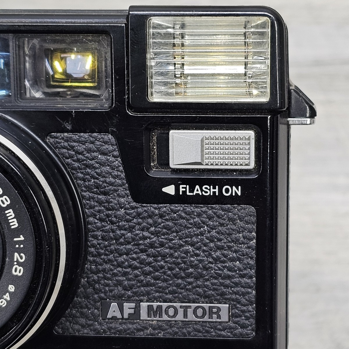 Untested Minolta Hi-Matic AF2-M 35mm Film Camera Black Vintage AF