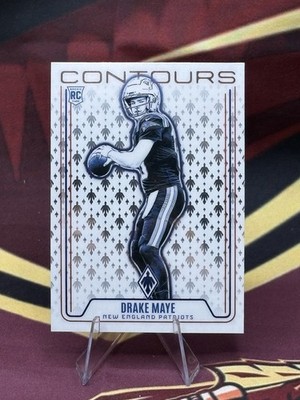 2024 Panini Phoenix - Drake Maye CONTOURS ROOKIE #CON-DME RC Patriots