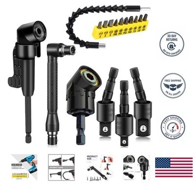 Compact 17-Piece Drill Bit Extension Set - Perfect for Tight Spaces and DIY