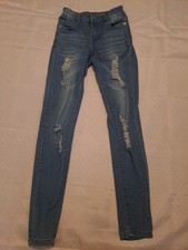 Blue Republic Women's Jeans Size 00 | Decorative Holes | Skinny Stretch