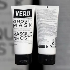 Verb Ghost Mask 6.3oz 2 Pack Hair Treatment Deep Conditioner Vegan NEW Sealed