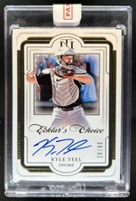 2025 Panini National Treasures Kyle Teel Ecklar's Choice Signatures Auto #/99