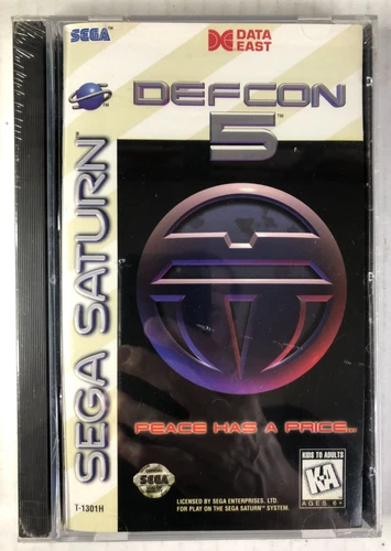 Sega Saturn Defcon 5 Rare Video Game 1995 Sealed Brand New With Small Tears Read