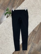 Athleta Small Black Mid-Rise Gusset Coolmax Moisture-Wicking Athleisure Leggings