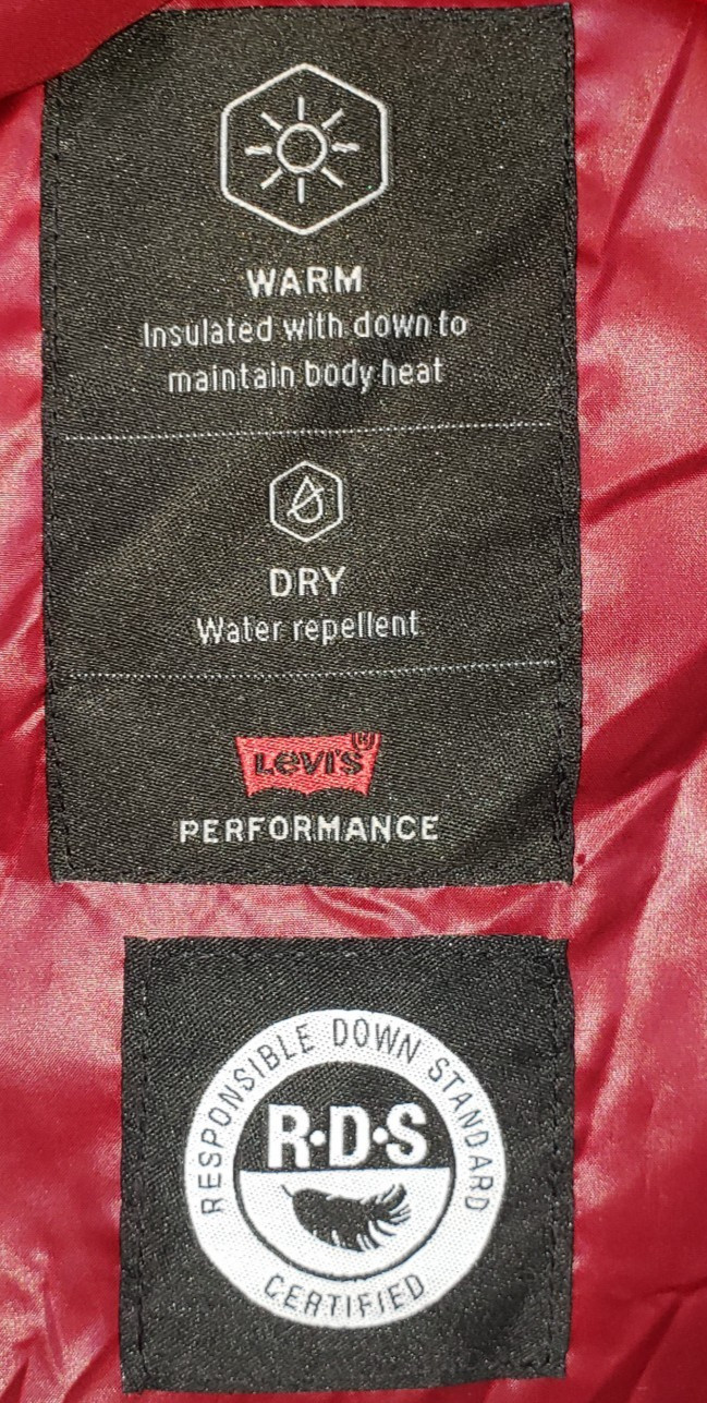 Levis Performance Packable Puffer Down Jacket Men… - image 10