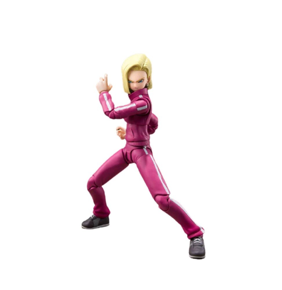 Figurine DBZ Android 18 Universe Survival Saga SH Figuarts 14cm manga