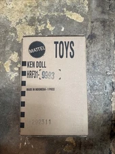 Barbie The Movie Ken Doll Wearing Faux Fur Coat HRF31-9993 UNOPENED IN SHIPPER