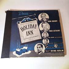 Bing Crosby, Fred Astaire - 8 Songs A-306 1942 Holiday Inn movie, 78RPM - Read