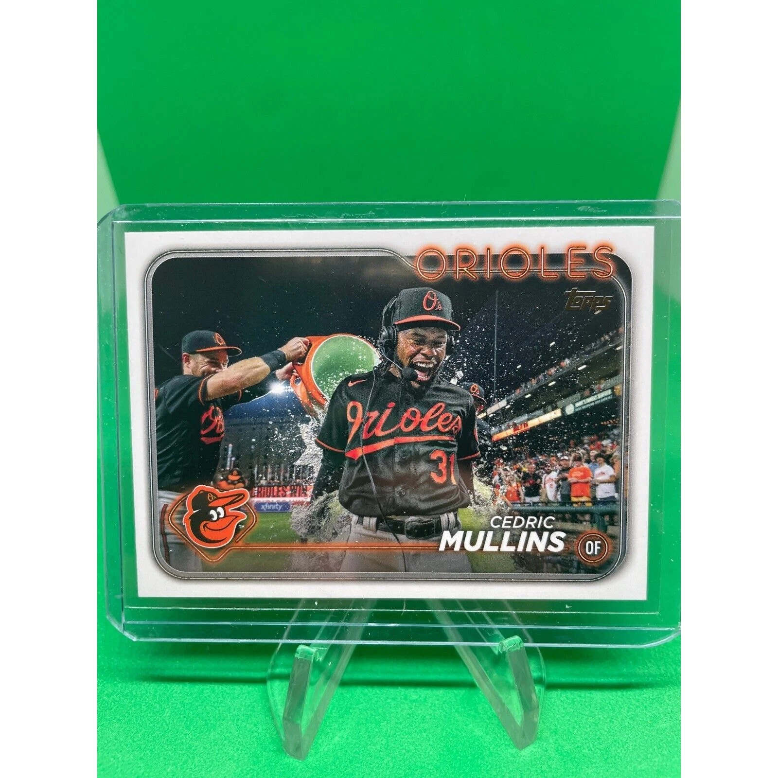 2024 Topps Series 2 Cedric Mullins Golden Mirror SSP #370 Baltimore Orioles