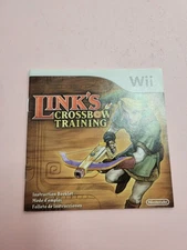 Link's Crossbow Training (Nintendo Wii, 2007) Instruction MANUAL ONLY (No Game)