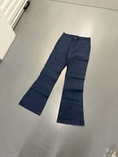 NWT VTG 1970s Wrangler Flare Bootcut Raw Denim Jeans Men  s Blue 30x32 H9O5G NEW