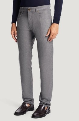 PT Torino PT05 Jeans Mens 34 Charcoal Jazz Regular Straight Wool Chic Old Money