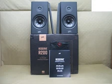 Polk Audio Reserve R200 Speakers (1 Owner/Box/Packaging/Manual) Midnight Black