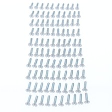 100 Cooper White Steel Outlet/Switch Mount Wallplate 1/2" Round Screws 231W