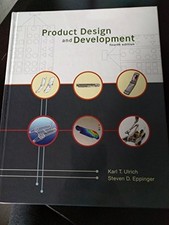Product Design and Development, Eppinger, Steven