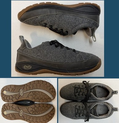 Chaco Kanarra 2.0 Hiking Sneaker Shoes Sz 10 Dark Gray Arch Support EVA Toe Cap