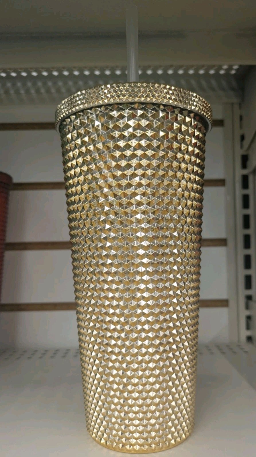 Set Of Four Christmas Colored Tumblers Sparkly