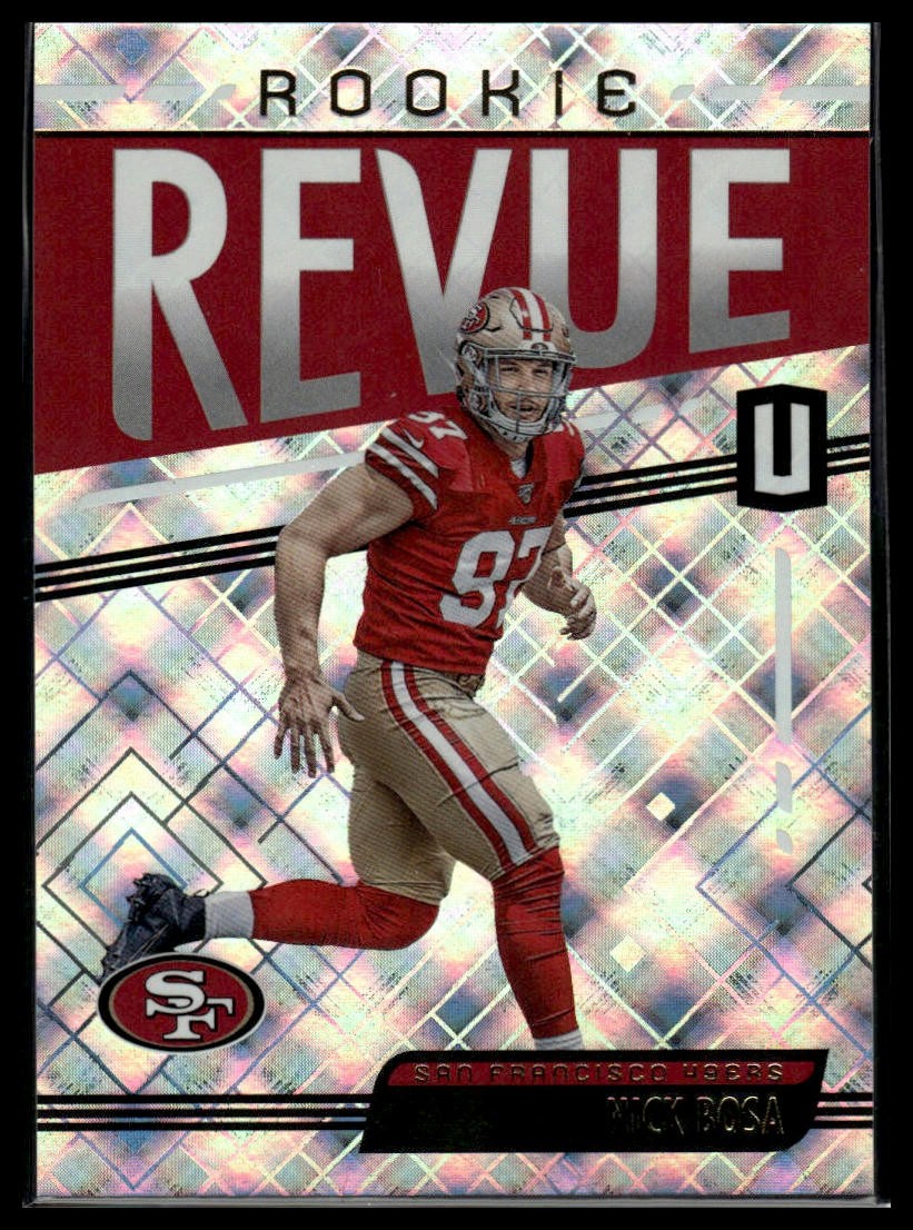Nick Bosa Panini Unparalleled Rookie Revue #RRNB Base