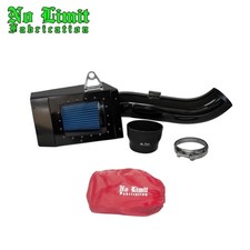 No Limit Black Closed Box Intake w/Red Pre-Filter For 11–16 Ford 6.7 Powerstroke