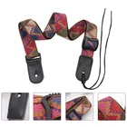  Ukulele Shoulder Belt Embroidered Strap Ethnic Style Comfortable Uke