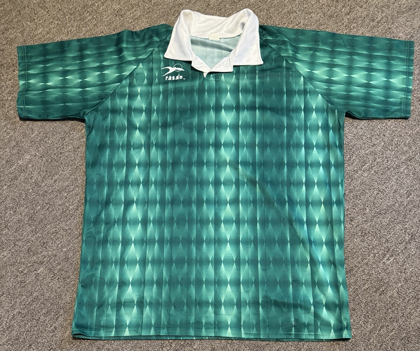 Vintage Rasan Template Jersey Soccer Futbol Mondial