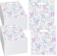 300 Pcs Dental Tooth Merchandise Goodie Bags for Hyginiest Dentist Patient Care