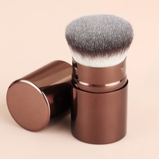 1pcs Retractable Blush Brush Kabuki Foundation Brush Soft Fluffy Powder Contour