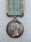 Crimean medal 1854, unsigned French fab, fixed bail French hallmark