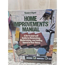 Reader's Digest Home Improvements Manual Do It Yourself Guide Renovating