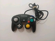Nintendo Official GameCube Controller black NGC DOL-003 US SELLER