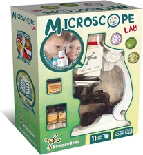 Microscope Lab - Kids´ Microscope Kit for 8+ Year Old + Manual with Experiments 