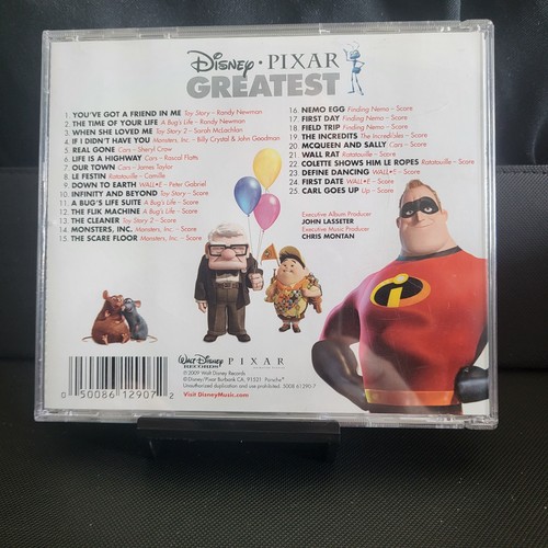 Disney Pixar Greatest (2009) - Various Artists - 25 tracks - Picture 2 of 3
