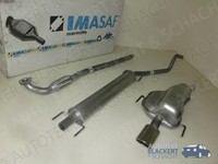 Imasaf Auspuffanlage Ab Kat für Opel Astra H Sport+Gtc 1.6 BJ 05-10|Flex+Msd+Esd