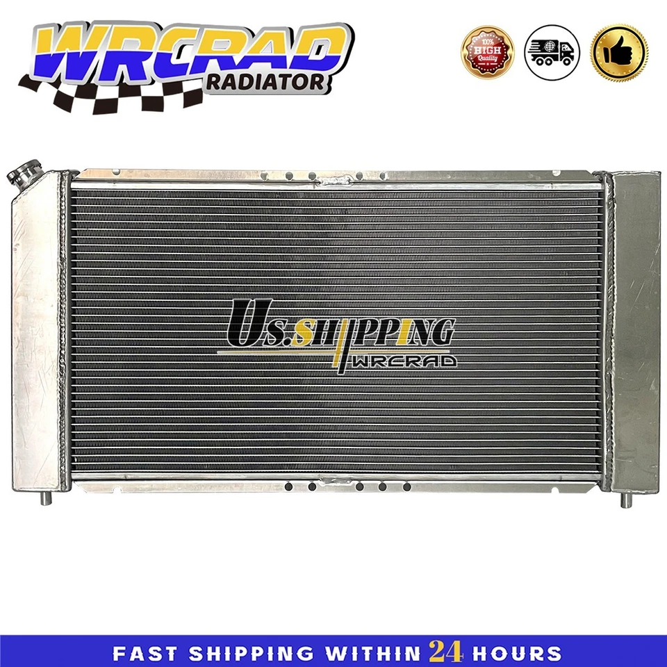 Radiador de aluminio de 2 filas para Chevy Blazer S10/GMC Jimmy Sonoma 1996-2005 4,3 L V6 Foto 2 de 4