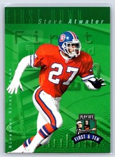 1997 PLAYOFF FIRST & TEN CARD # 208 Steve Atwater - Denver Broncos