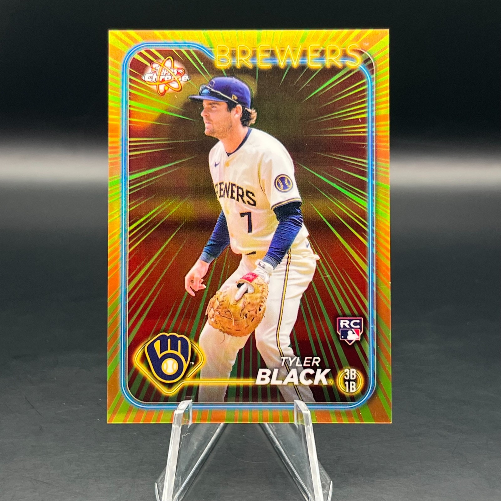 2024 Topps Chrome Update Series - Radiating Rookies Tyler Black #RR-23 (RC)