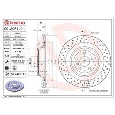 2x Bremsscheibe hinten für Mercedes M-Klasse W166 | 26241808 2x Bremsscheibe hinten für Mercedes M-Klasse W166 | 26241808
