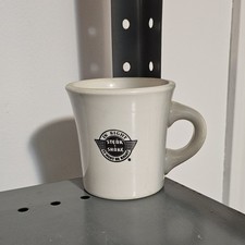 Steak 'n Shake Restaurant Logo White Mug Advertising Collectible Fast Food Theme