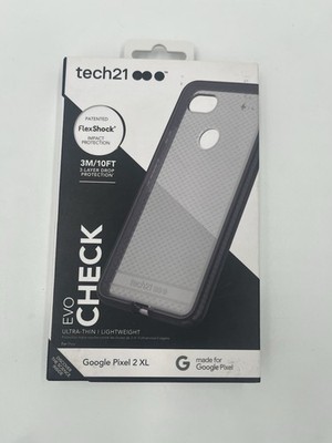 Google Pixel 2 XL Tech21 Evo Check Impact Protective Case Cover Smoky Black