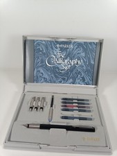 Vintage (1992) Parker Pen Vector Black Calligraphy Pen Set