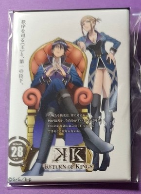 Anime K 100Days×100Visual Can Badge 28 Reiji Munakata