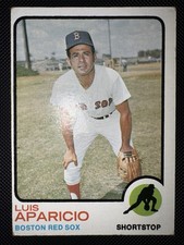 1973 Topps Luis Aparicio #165 Boston Red Sox HOF