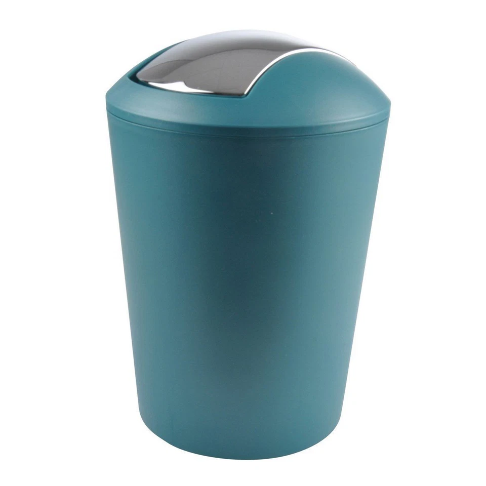 Poubelle à Bascule "Vitamine II" 5L Bleu Émeraude - Photo 1/1